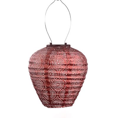 solar lampion met filigrain effect - buitenlamp - Balloon 20 - Occult Copper