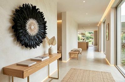 ronde zwart veren decoratie - cirkel met kralen & witte schelpen - Nordic Boho Bali Dreams Boho muur of wandhanger ronde zwart veren decoratie - cirkel met kralen & witte schelpen - Nordic Boho Bali Dreams Boho muur of wandhanger