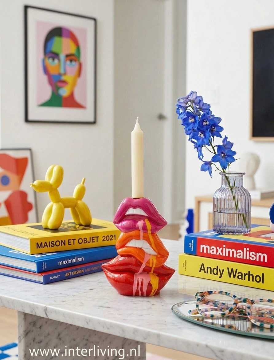 Bold Kiss Lippen Kandelaar – Triple Lips Edition - Kare design