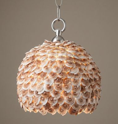 Shell Sphere hanglamp - schelpenlamp voor ibiza vibes in je woonkamer