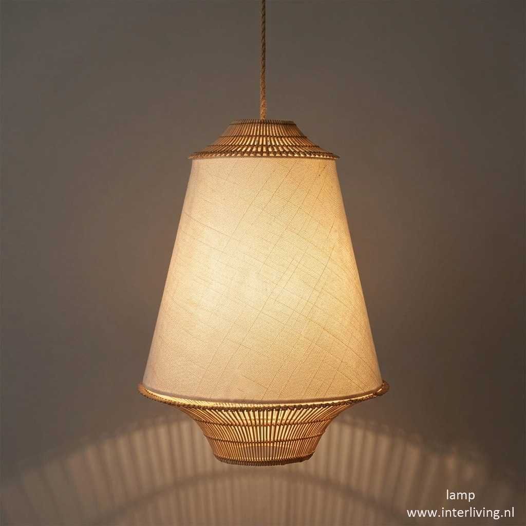 Jute Hanglamp Savan cone - naturel beige Japandi Jute Hanglamp Savan cone - naturel beige Japandi