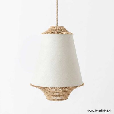Jute Hanglamp Savan cone - naturel beige Japandi