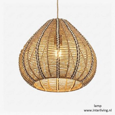 hanglamp Bohemian zeegras - natuurlijke handgemaakt naturel lamp hanglamp Bohemian zeegras - natuurlijke handgemaakt naturel lamp