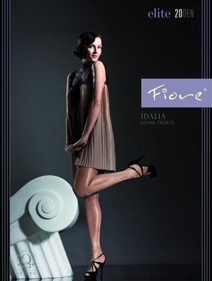 Fiore Idalia 20 denier Sheer to Waist Satin Gloss Shiny Pantyhose Tights