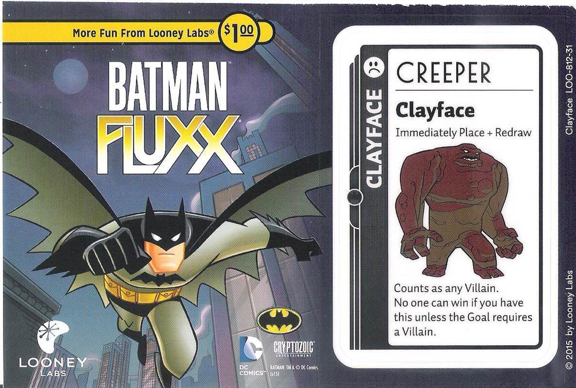 Batman Fluxx: Clayface Promo Card