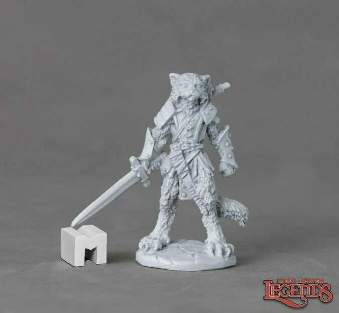 Dark Heaven Legends: Mal, Catfolk Warrior