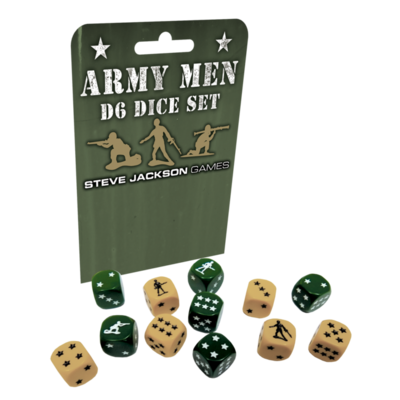 Army Men d6 Dice Set (16mm*12)