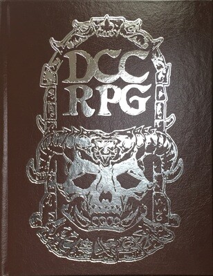 Dungeon Crawl Classics RPG Silver Foil Skull Cover Hardcover Edition