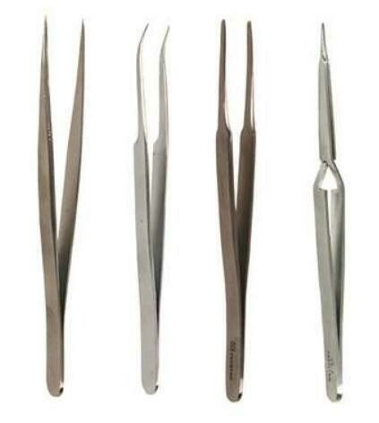 ArmsKeeper: Premium Micro Tweezers Set (4 piece)