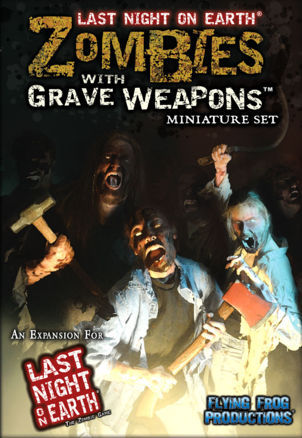 Last Night On Earth: The Zombie Game - Expansion: Zombies with Grave Weapons Miniature Set