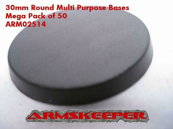 Armskeeper: 30mm Round Base Mega Pack (50)