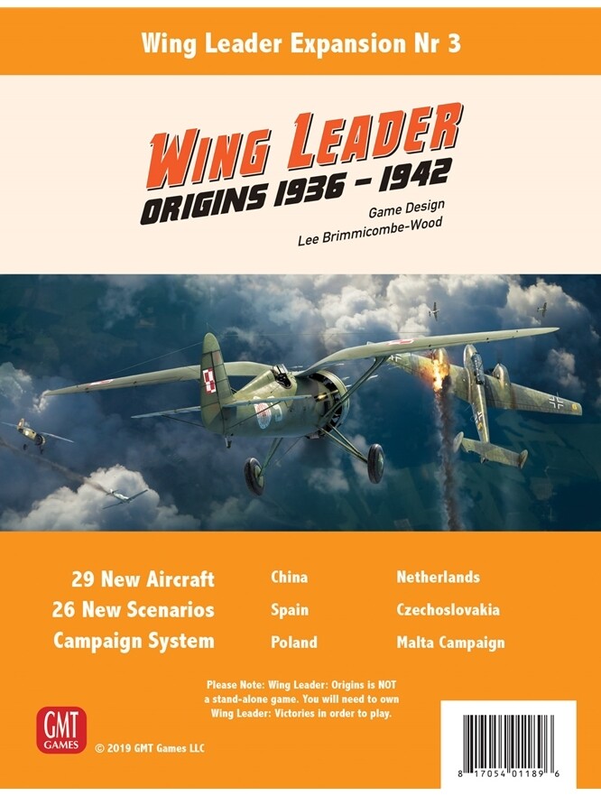 Wing Leader: Origins 1936-1942 (Expansion #3)