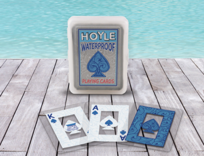 Hoyle Playing Cards: Waterproof, Clear