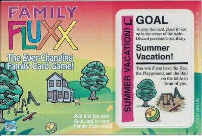 Family Fluxx: Summer Vacation Promo Card