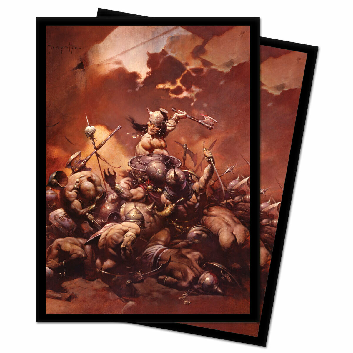 The Destroyer Standard Size Deck Protectors by Frank Frazetta 100ct; 66mm X 91mm