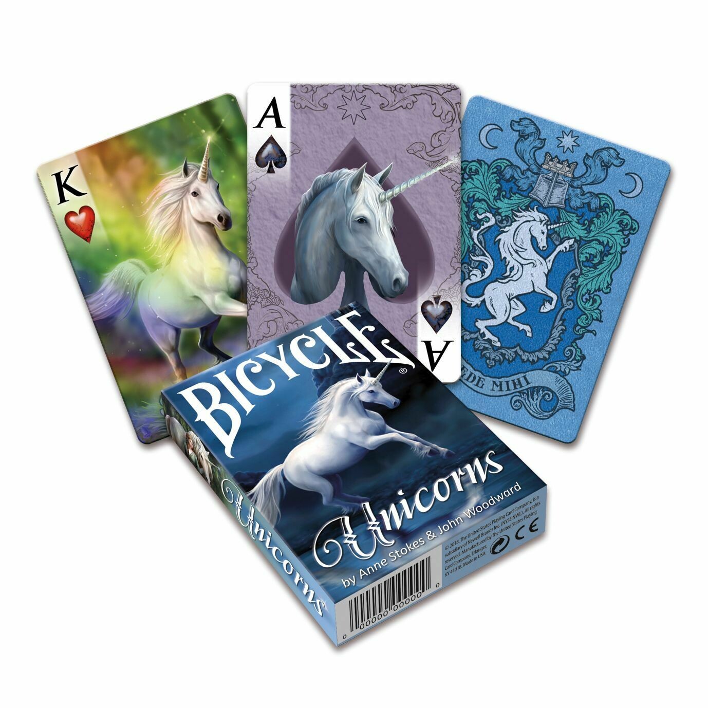 Bicycle Playing Cards: Anne Stokes Unicorns