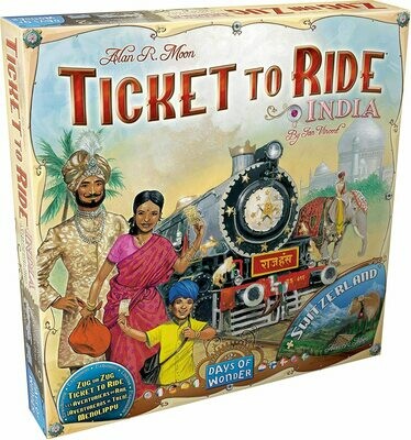 Ticket to Ride Map Collection Volume 2: India and Switzerland