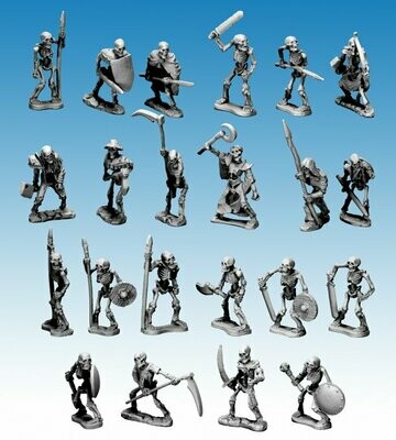 Fantasy Worlds: Skeletons (10) Blister Pack