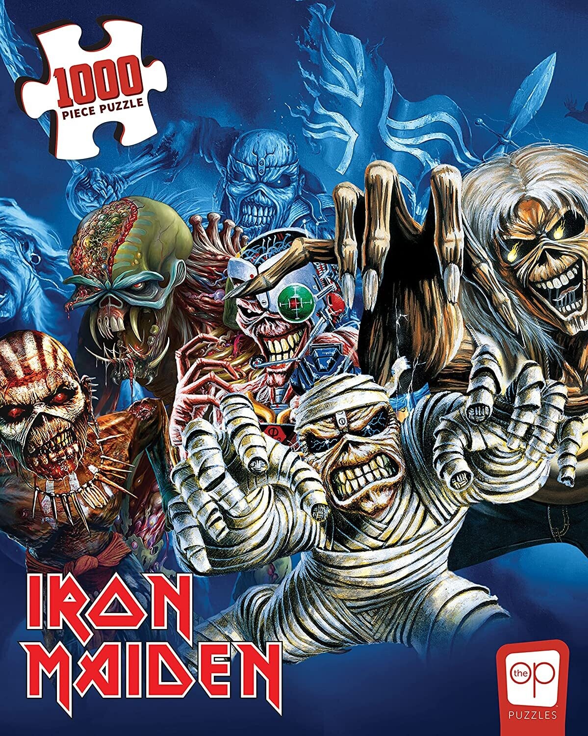 Iron Maiden: The Faces of Eddie 1000 Piece Puzzle
