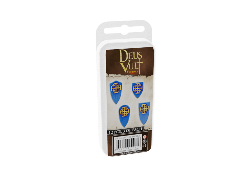 Deus Vult: Shields - The Order of Jerusalem
