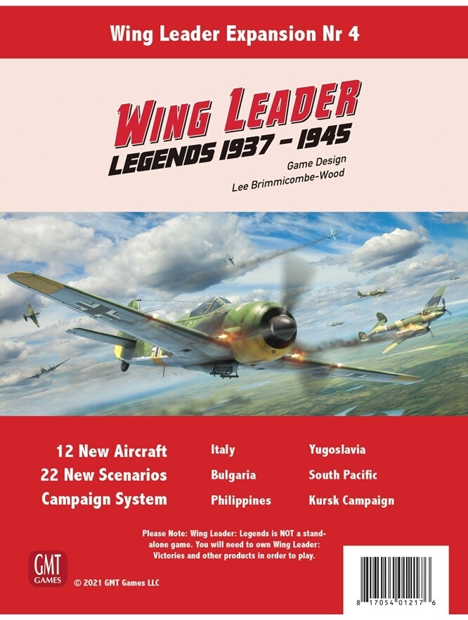 Wing Leader: Legends 1937-1945 (Expansion #4)