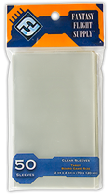 Card Sleeves: Tarot Board Game Size 2.75 x 4.75 (70x120mm), 50/pk Orange Label