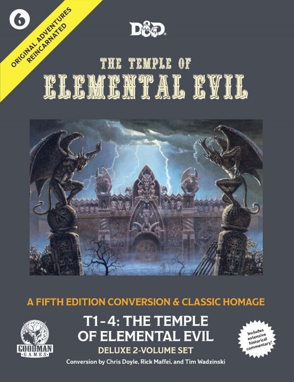 D&D 5th Edition Original Adventures Reincarnated #6: The Temple of Elemental Evil Deluxe 2-Volume Set