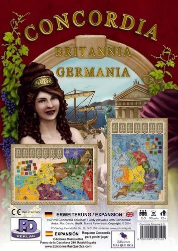 Concordia Expansion Maps: Britannia & Germania