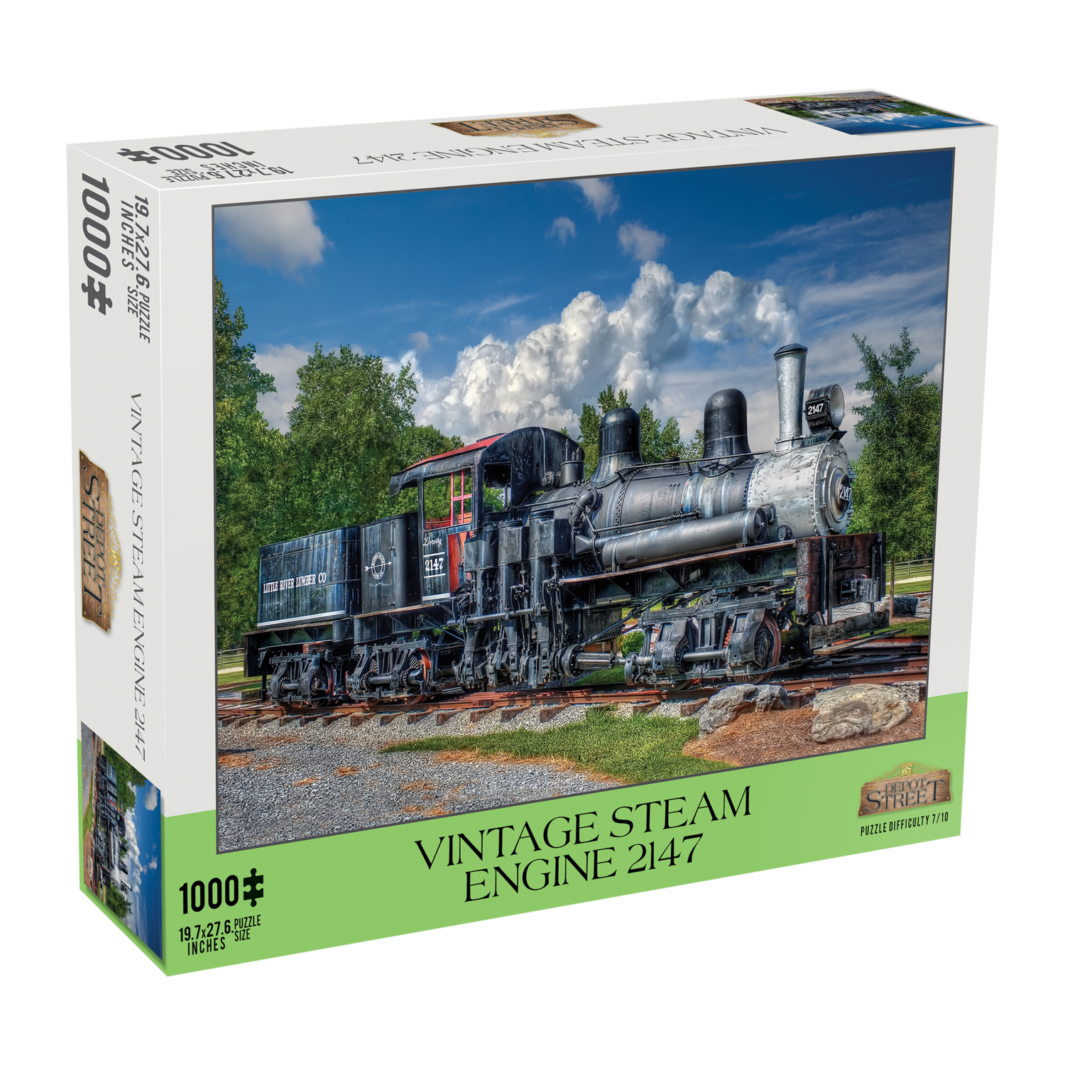 Vintage Steam Engine 2147 1000 Piece Jigsaw Puzzle
