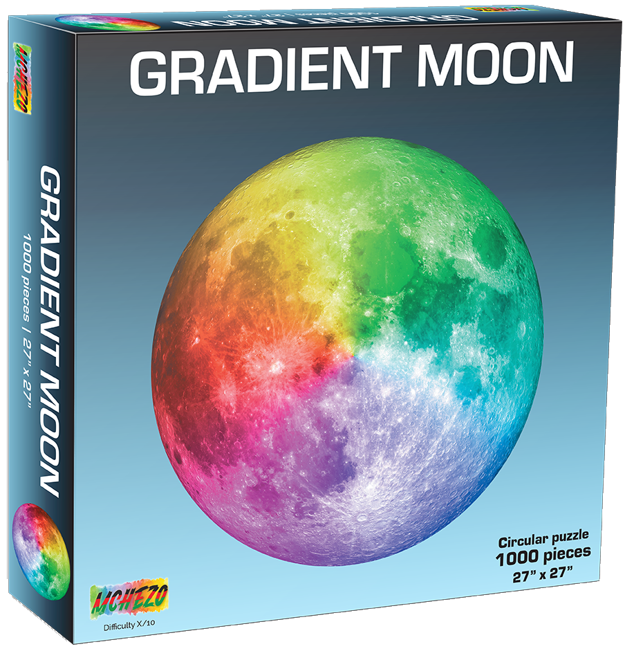 Gradient Moon 1000 Piece Puzzle (DING/DENT-Very Light)