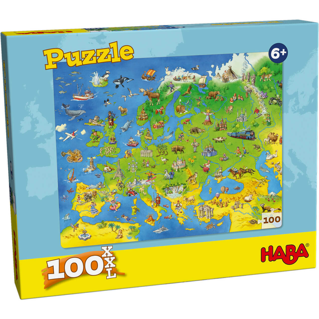 Europe Map 100 Piece Jigsaw Puzzle