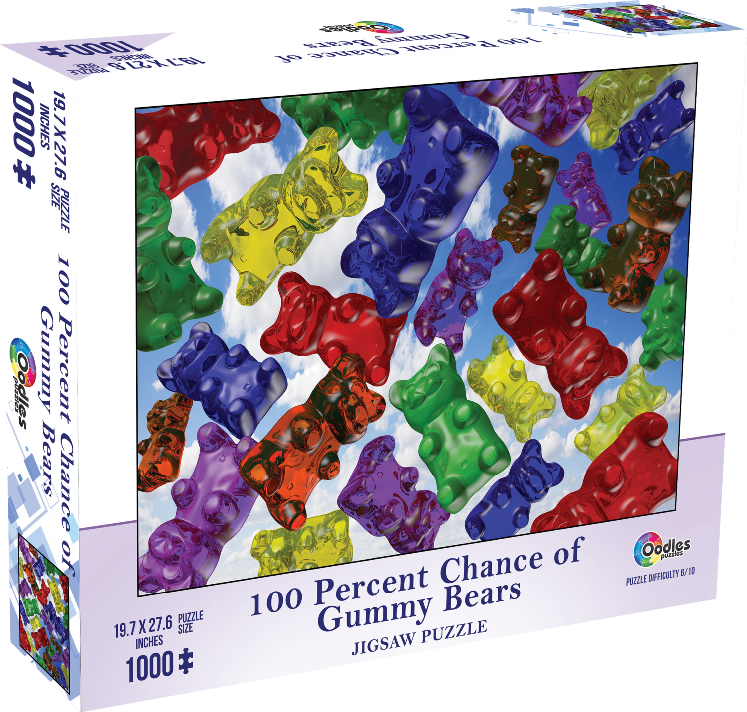 100 Percent Chance of Gummy Bears 1000 Piece Jigsaw Puzzle (DING/DENT-Light)