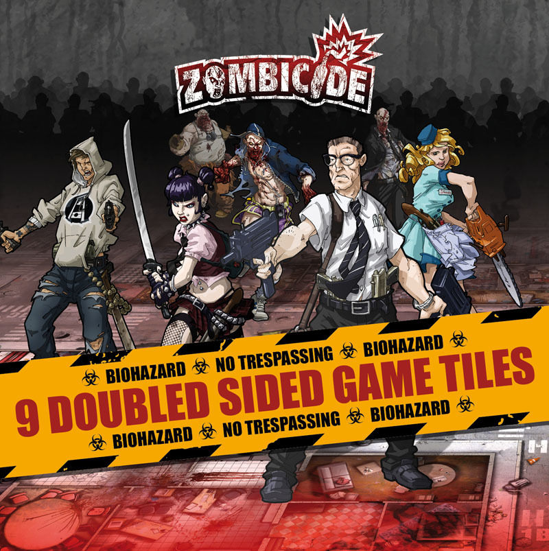 Zombicide: 9 Double Side Game Tiles (Season 1)