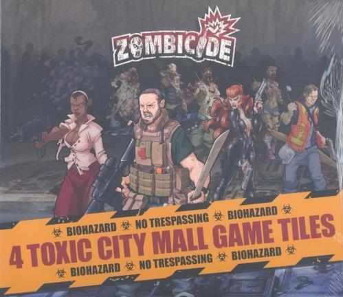 Zombicide: 4 Toxic City Mall Game Tiles