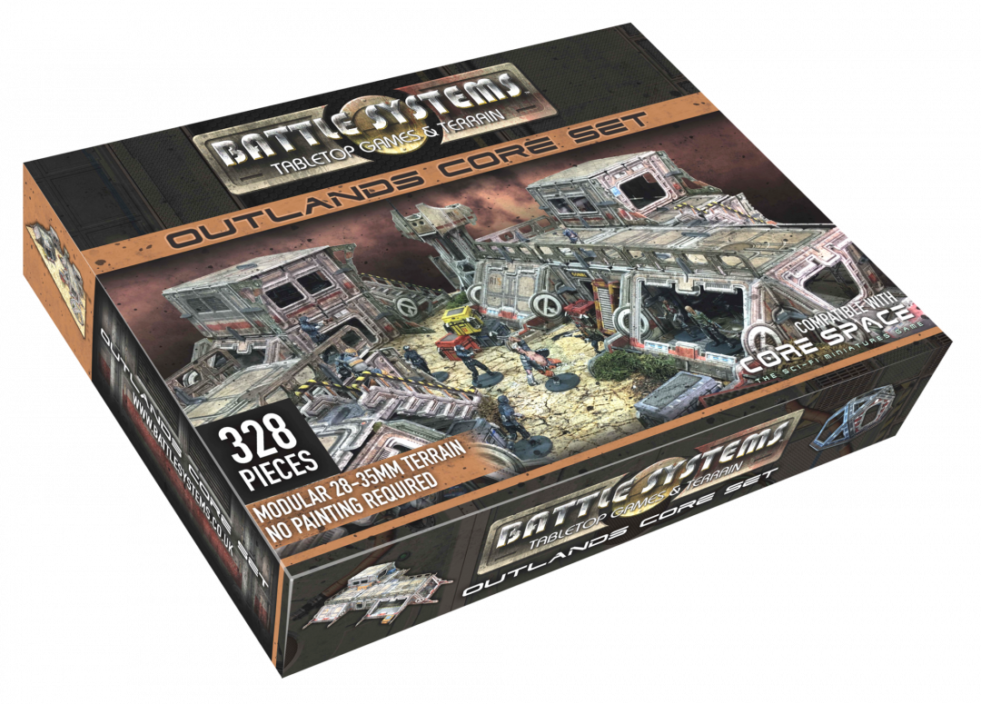Battle Systems Terrain: Sci-Fi - Outlands Core Set