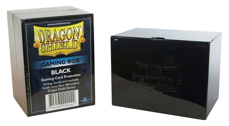 Gaming Deck Box - Black (Dragon Shield)