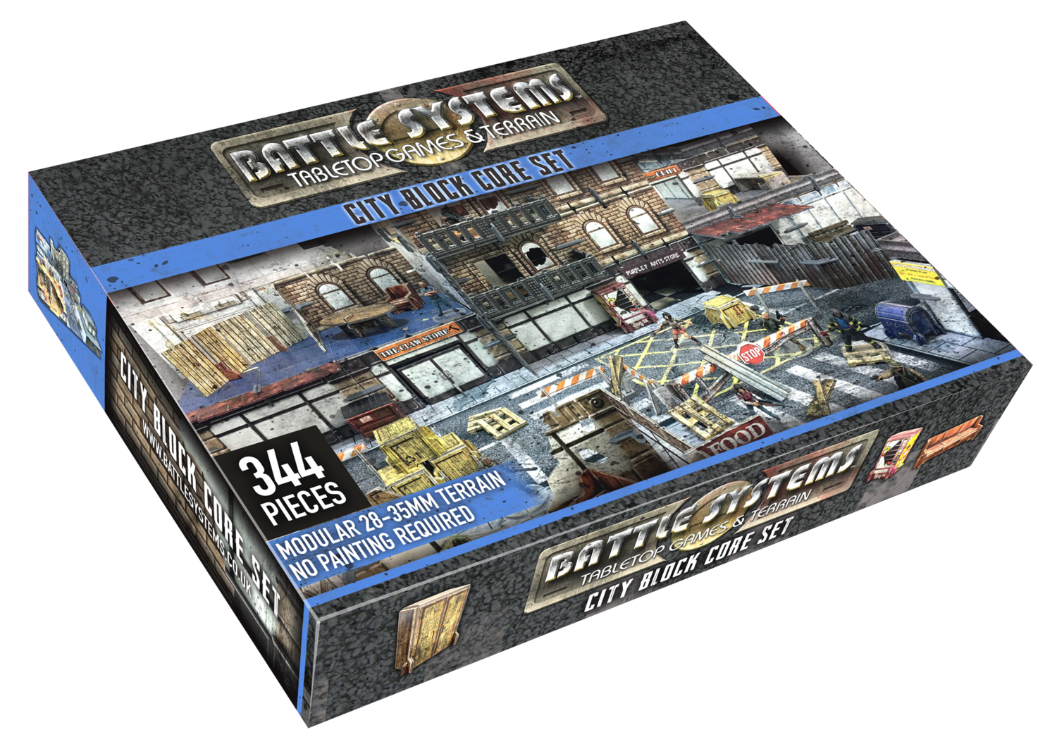 Battle Systems Terrain: Urban Apocalypse - City Block Core Set