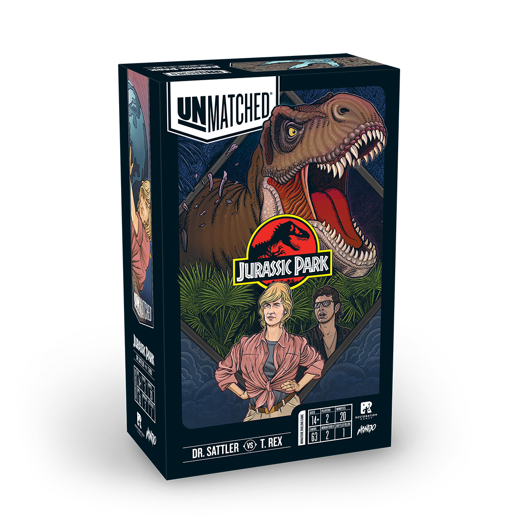 Unmatched: Jurassic Park - Dr. Sattler vs. T. Rex (DING/DENT-Very Light)