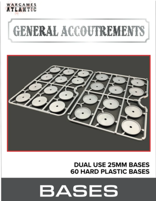General Accoutrements: Bases - 25mm Round Dual Use