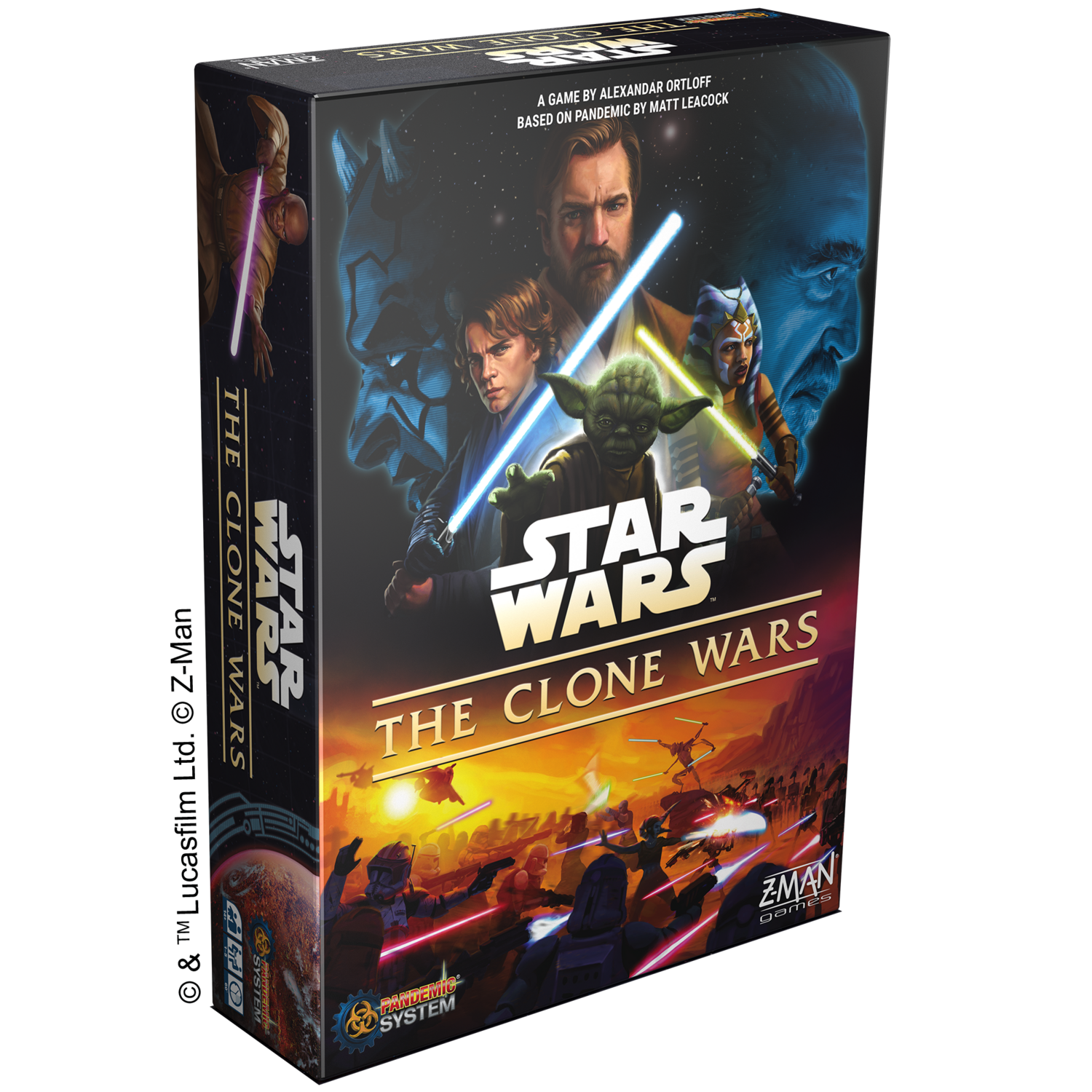 Star Wars: The Clone Wars (Pandemic System) (DING/DENT-Very Light)