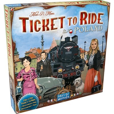 Ticket to Ride Map Collection Volume 6.5: Poland (DING/DENT-Very Light)