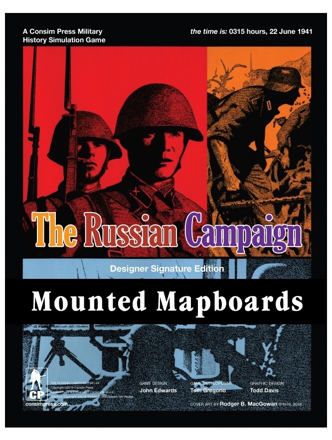 The Russian Campaign: Deluxe 5th Edition - Mounted Maps