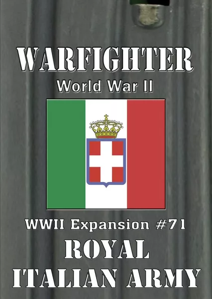 Warfighter - World War II, Mediterranean: Expansion #71 - Royal Italian Army