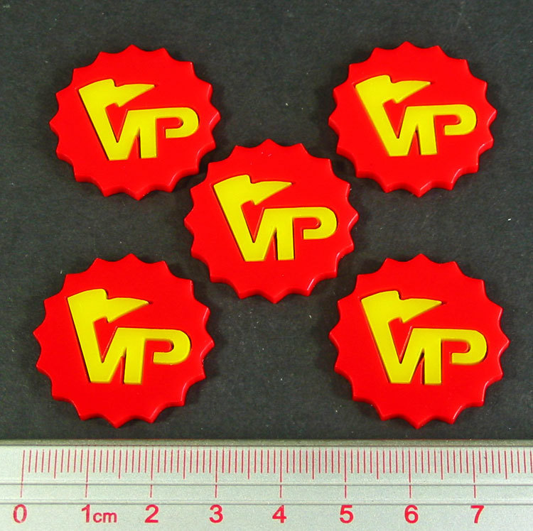 Deluxe Victory Point Tokens (5) - Red