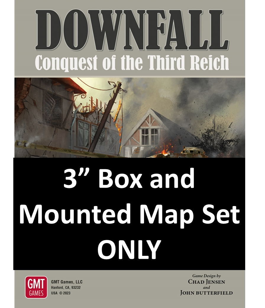 Downfall: Conquest of the Third Reich - 3&quot; Box and Mounted Map Set Only, 3rd Printing