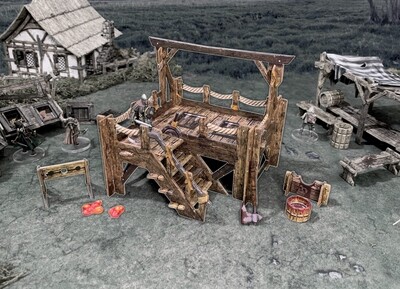 Battle Systems Terrain: Fantasy - Gallows and Stocks