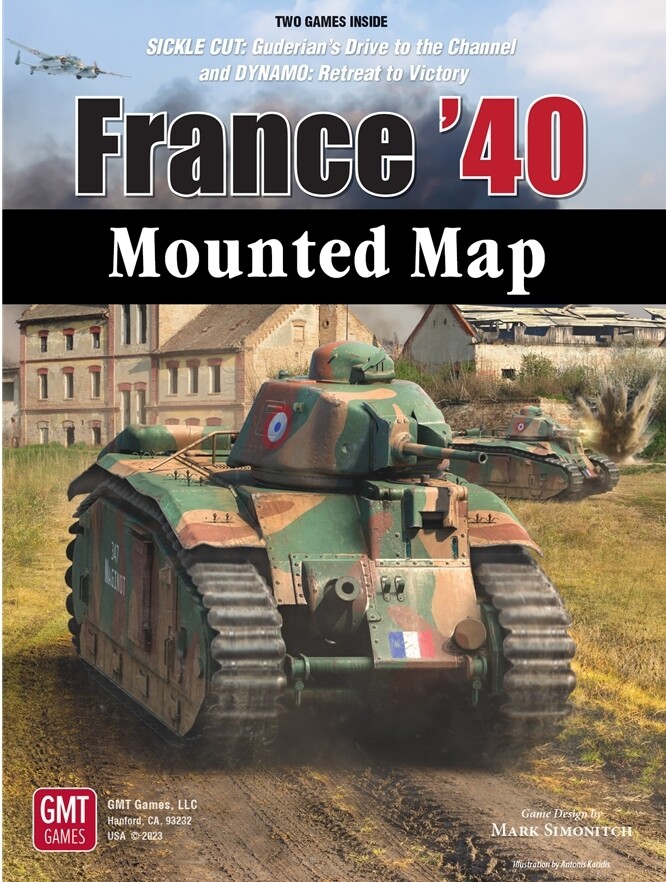 France &#39;40 Mounted Map