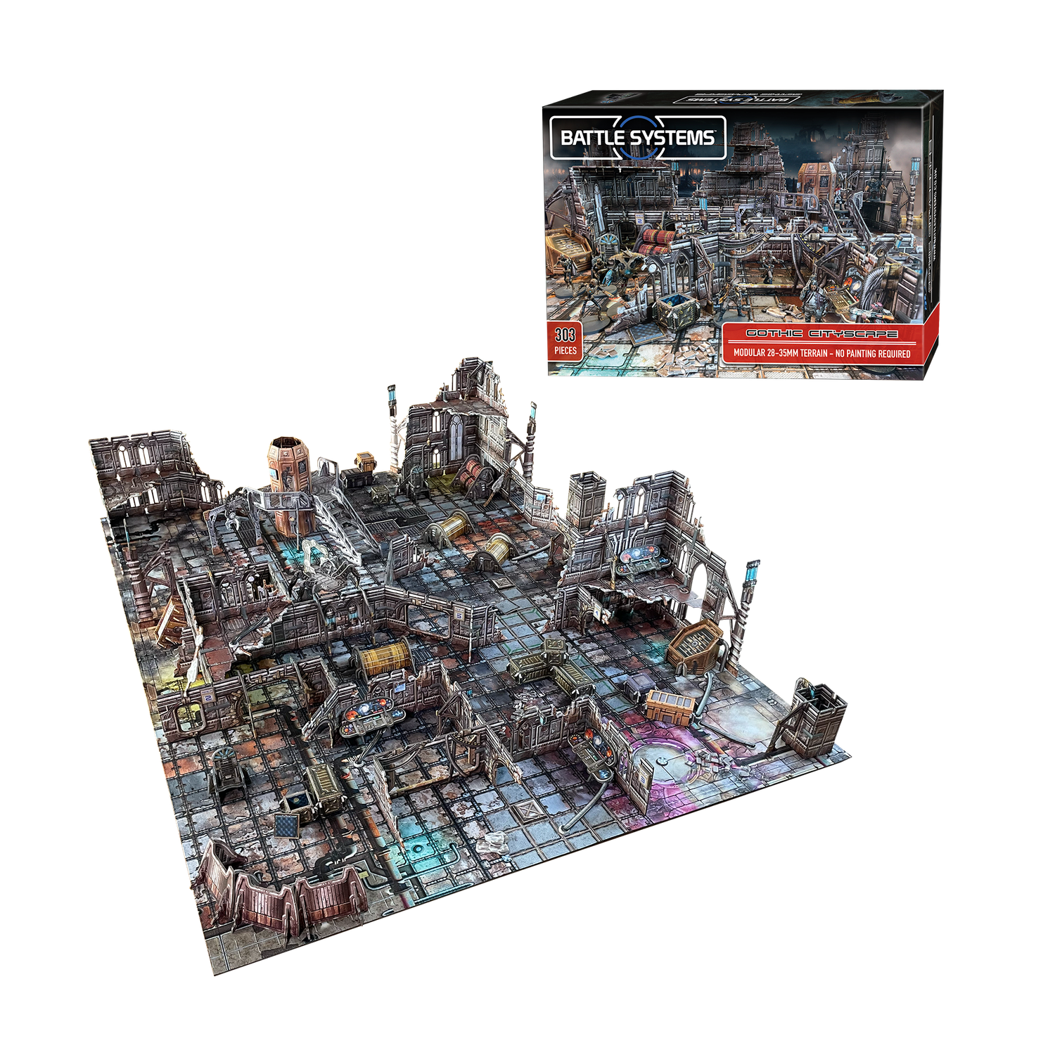 Battle Systems Terrain: Sci-Fi - Gothic Cityscape