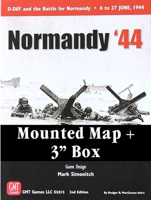 Normandy &#39;44 Mounted Map + 3&quot; Box