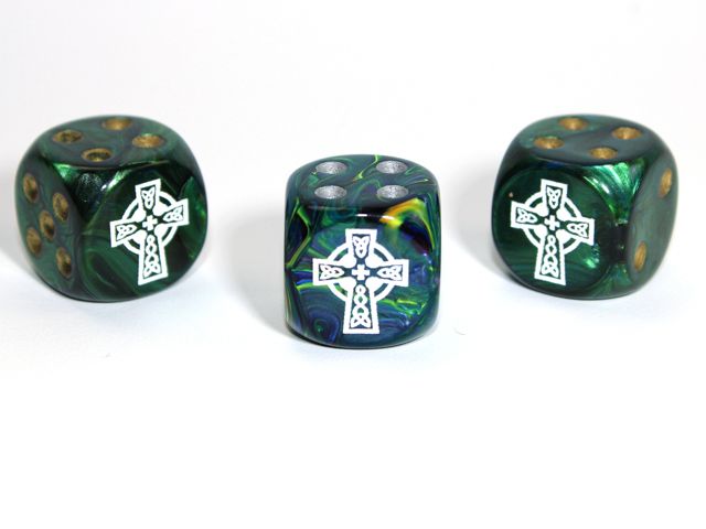 Chessex Dice: Celtic Cross (Single d6)